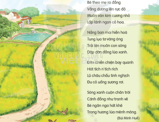 Cánh đồng quê em trang 129 - 130