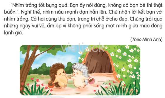 Nhím nâu kết bạn trang 89 - 90