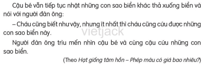 Những con sao biển trang 61 - 62