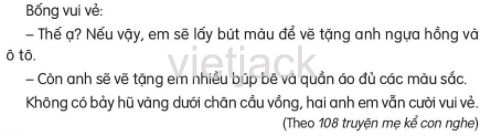 Đọc Niềm vui của Bi và Bống trang 17 - 18
