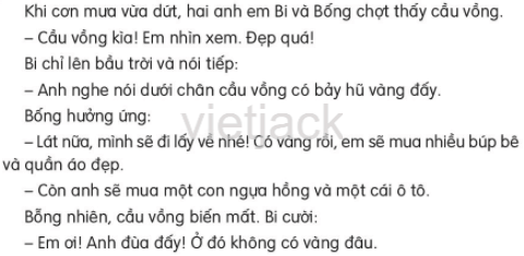 Đọc Niềm vui của Bi và Bống trang 17 - 18