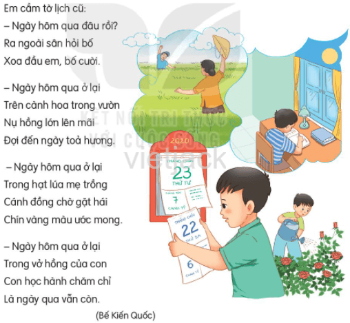 Đọc Ngày hôm qua đâu rồi trang 13 - 14