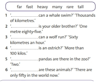 Tiếng Anh lớp 6 Progress review 2 trang 58 - 59 Animals | Friends plus (Chân trời sáng tạo)