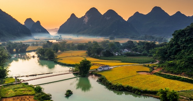 Thơ lục bát về quê hương hay, thơ lục bát 4 câu ngắn về quê hương