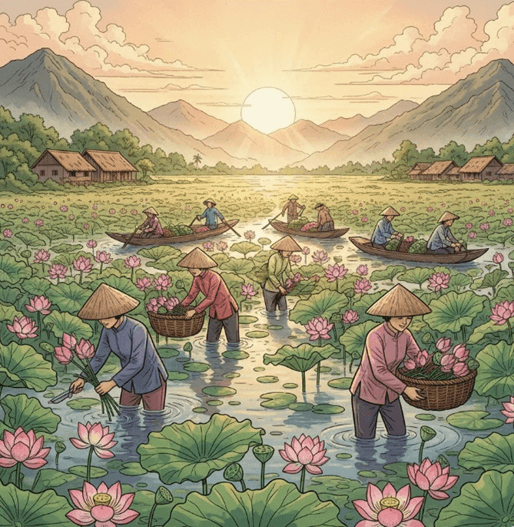 Soạn bài Thực hành đọc: Mộng đắc thái liên | Hay nhất Soạn văn 11 Kết nối tri thức