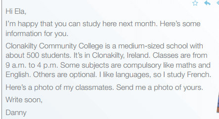 Tiếng Anh lớp 6 Unit 4: Writing trang 55 | Friends plus (Chân trời sáng tạo)